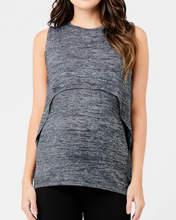 Load image into Gallery viewer, Swing Back Nursing Tank - Black XL