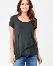 Load image into Gallery viewer, Lara Nursing Tee - Gravel XL