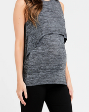 Load image into Gallery viewer, Swing Back Nursing Tank - Black XL