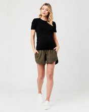 Load image into Gallery viewer, Byron Shirred Short - Olive