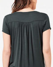 Load image into Gallery viewer, Lara Nursing Tee - Gravel XL