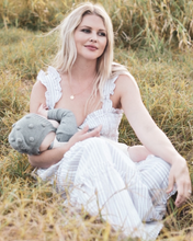 Load image into Gallery viewer, Savannah Tiered Maternity & Nursing Dress - Chantilly Pink