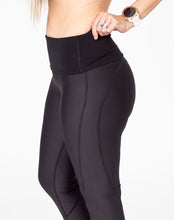 Load image into Gallery viewer, Maternity activewear post pregnancy support tights black