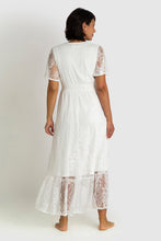 Load image into Gallery viewer, The Wanderer White Lace Maternity Gown