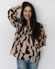 Load image into Gallery viewer, Boho Blouse - Abstract
