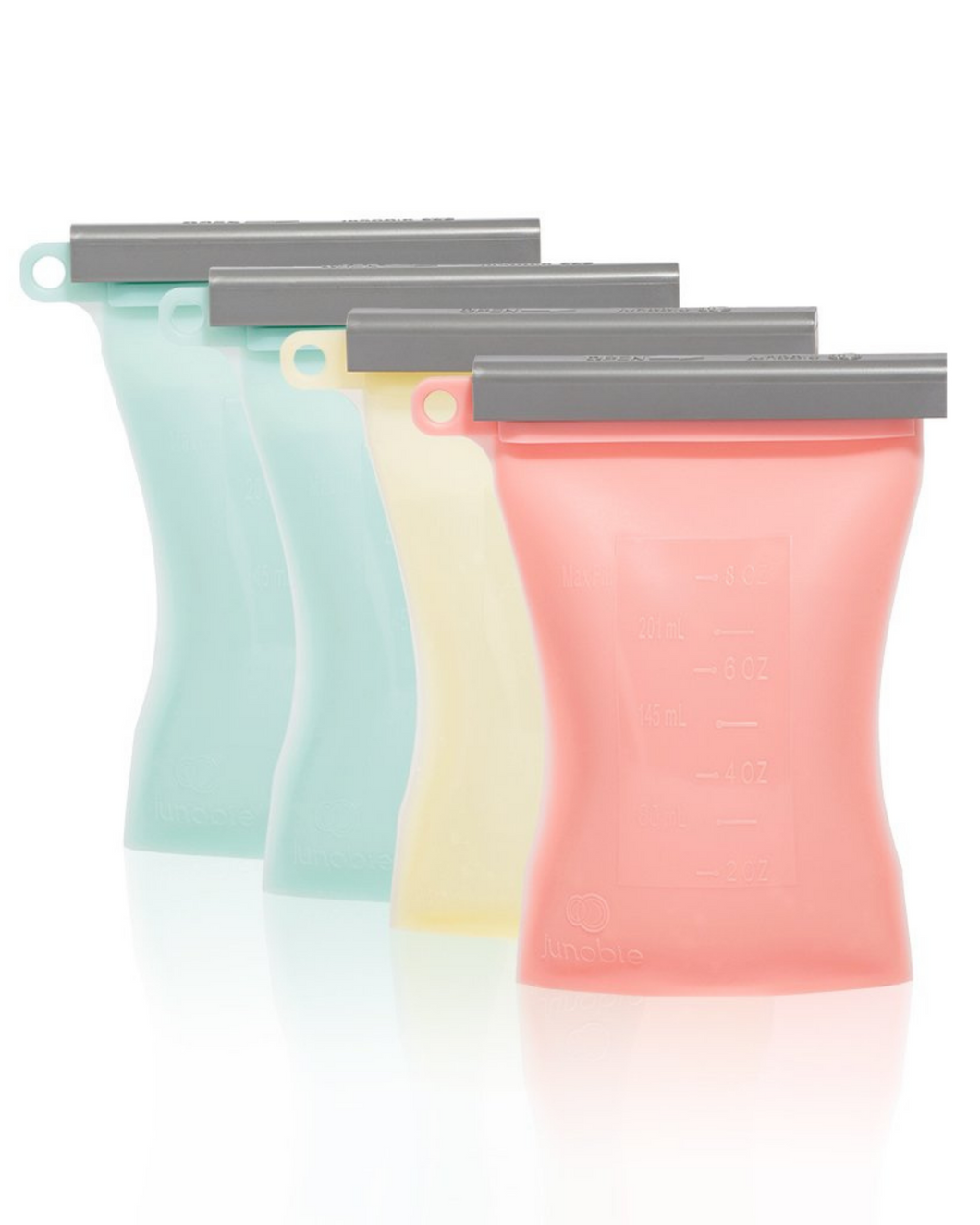 Reusable Silicone Breastmilk Storage Bags - 4 pack