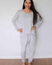 Load image into Gallery viewer, Long Sleeve Pyjama Set - Grey Marle
