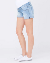 Load image into Gallery viewer, Denim Shorty Shorts - Light Wash
